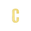 18MM CONFESSION LETTERS GOLD